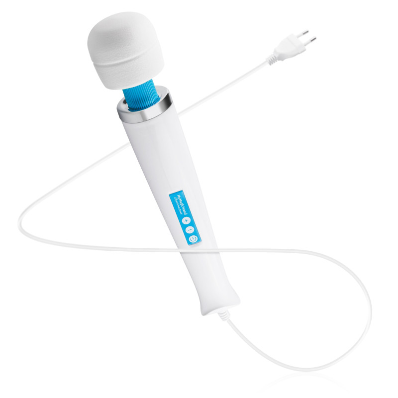My Magic Wand Vibromasseur My Magic Wand - Tête 58mm Bleu